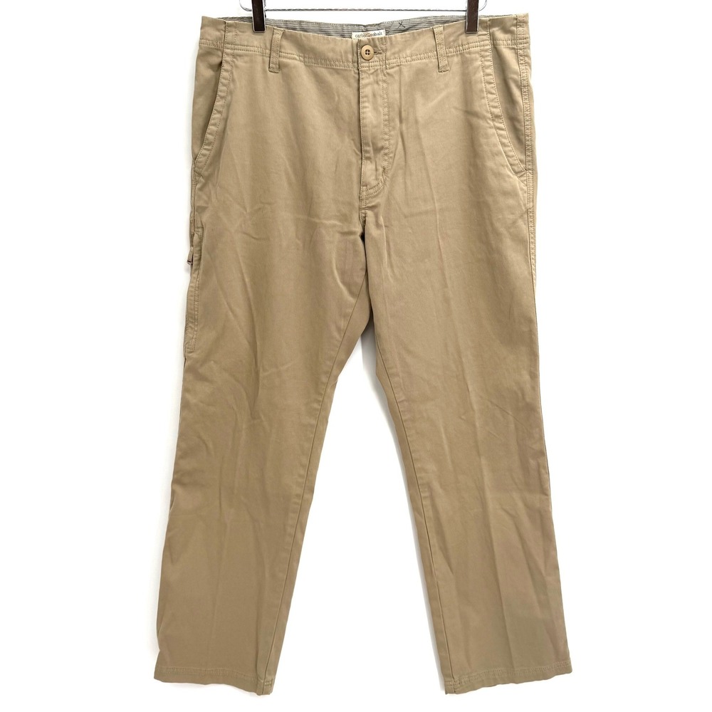 Carbon 2 Cobalt Better Bet Bedford Pants Size 36 Khaki Chino Effortlessly Cool